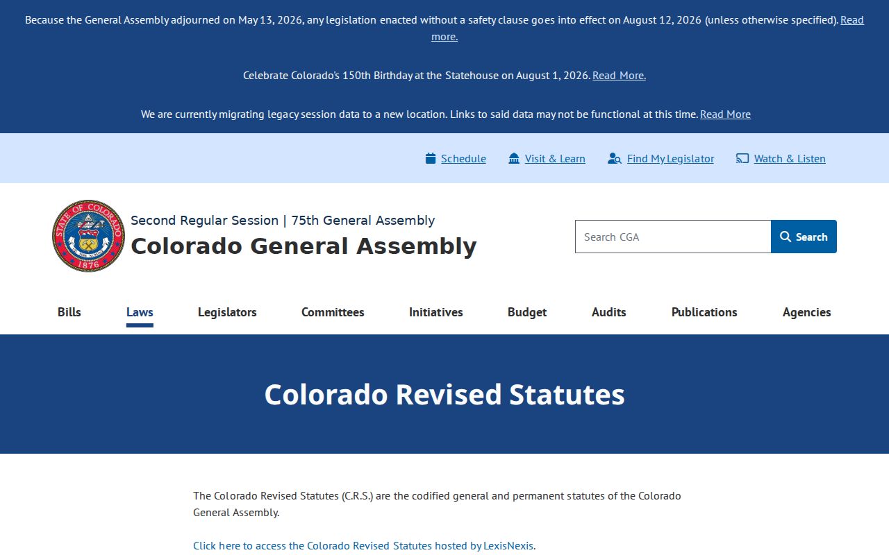 Teller County court records Colorado Revised Statutes access source